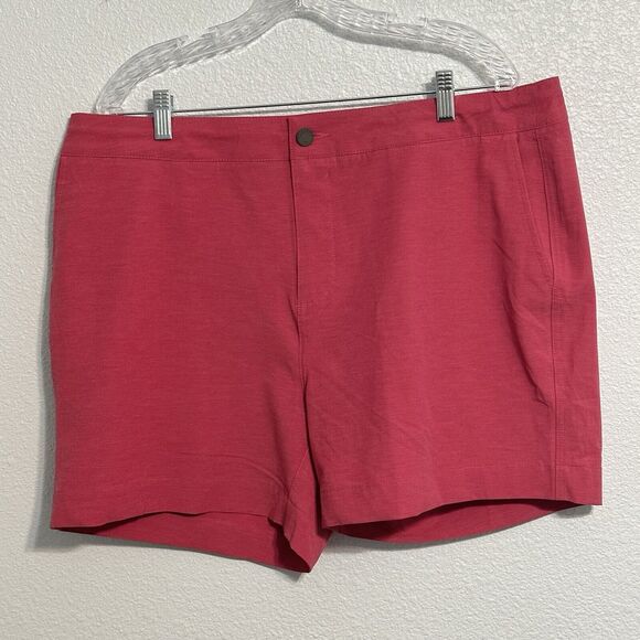 Faherty Shorts Men's 38 All Day Shorts Red Drawstring Shorts Casual Stretch 5” - Picture 1 of 11